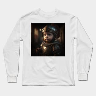 A Cute Gladiator Baby Long Sleeve T-Shirt